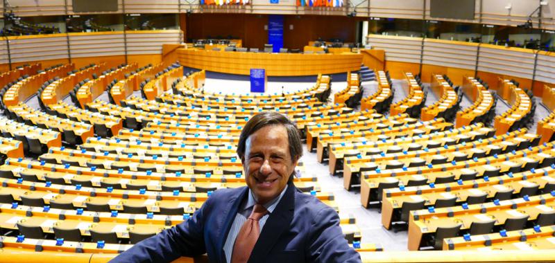Garcia Vinuesa En el Parlamento Europeo