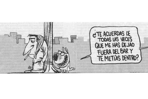 Un chiste para todos los fumadores con perro