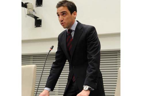 González de la Rosa, con los vecinos de Montecarmelo