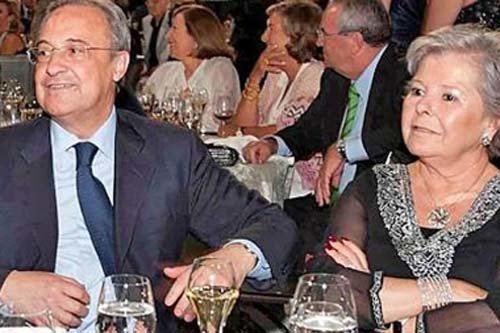 Fallece "Pitina", Sandoval, esposa de Florentino Pérez