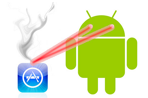 Ya se descargan más aplicaciones de Android que de iOS