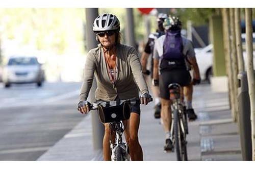 Carril-bici de Plaza de Castilla a Cibeles