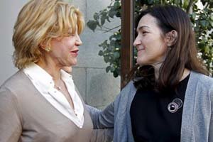 La baronesa Thyssen ve "groseras" las palabras de Sinde