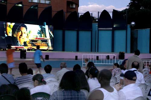 Cine de Verano al aire libre en la ciudad