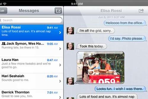 iMessage, servicio de Apple que competirá con SMS y WhatsApp