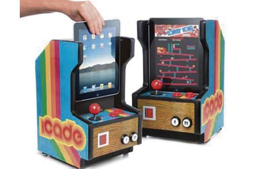 iPad que se convierte en máquina Arcade