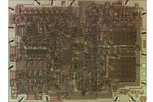Intel microprocesador 4004 celebra 40 años de vida