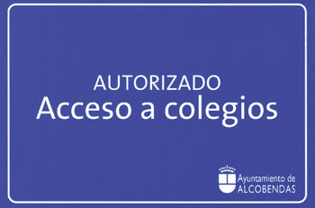 Distintivo especial para los coches ?escolares?