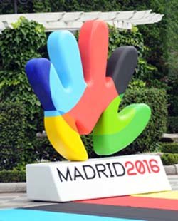 Gran mosaico "Madrid 2016"