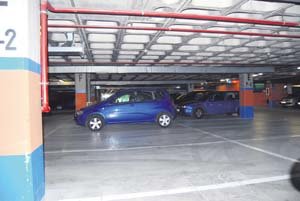 Parking de pago en el CC Moraleja Green