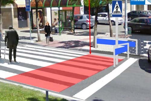 Campaña de tráfico centrada en los pasos de peatones