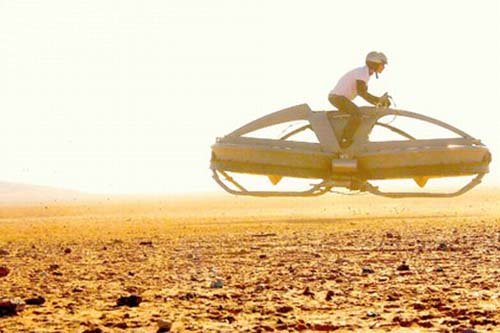 Prueban con éxito una moto voladora al estilo Star Wars