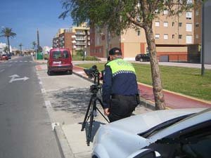 Rádares móviles para controlar la velocidad