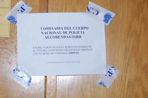 Los "cacos" actúan en el polígono industrial de Alcobendas