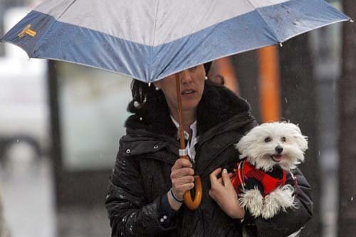 Lluvias y tiempo inestable en el fin de semana
