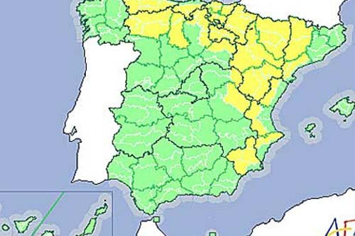 Tormentas de hasta 40 litros por metro cuadrado