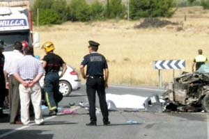 Ocho muertos en la carretera este fin de semana