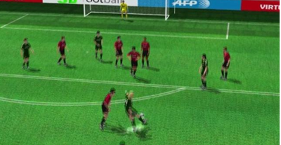 Video en tres dimensiones de los tres goles