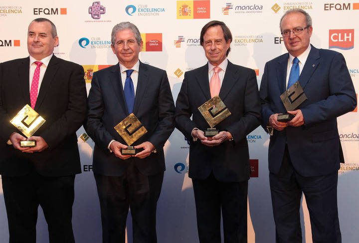 En la imagen vemos a los cuatro embajadores de la Excelencia Europea 2015. 