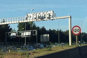 Nuevo radar en la Carretera de Burgos A-1