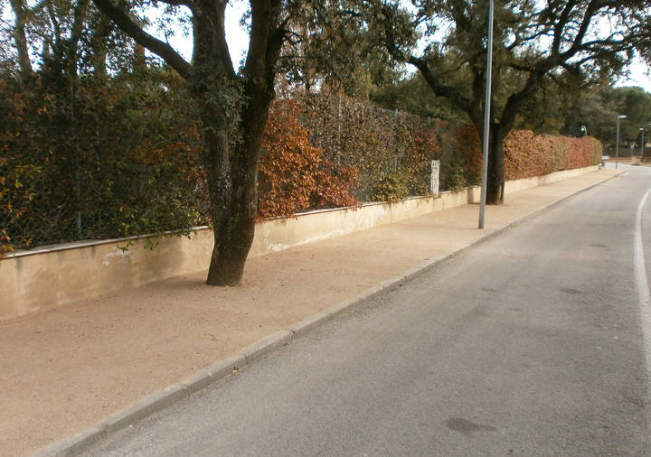 Mejoras en varias calles de La Moraleja