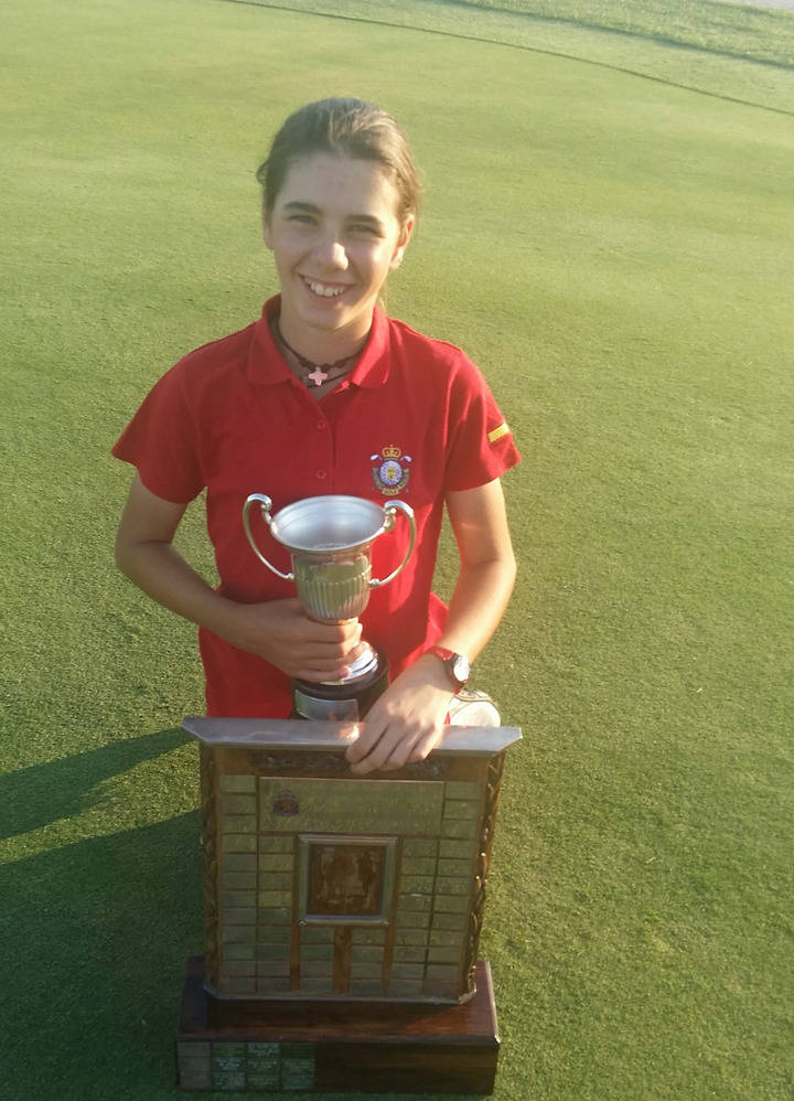 Imagen de Blanca Fernández, Campeona De España Infantil de Golf