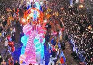 Todo listo para recibir la cabalgata de los Reyes Magos