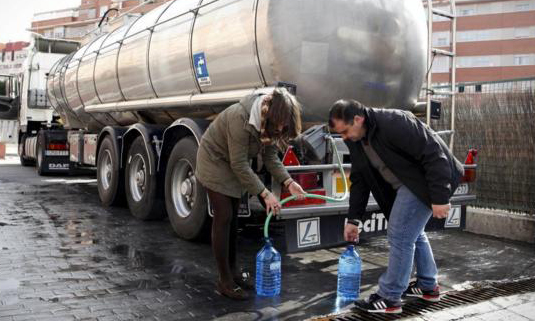Escasez de agua potable en Sanchinarro