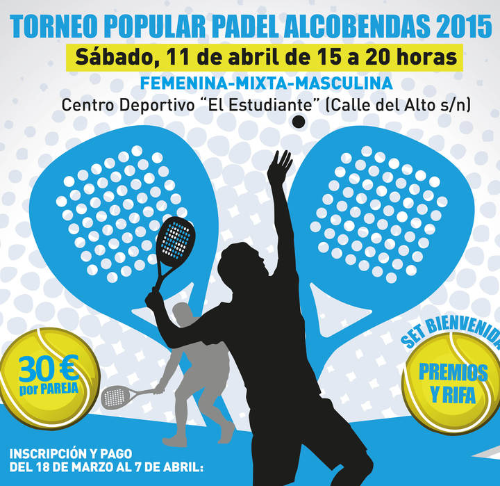 Torneo de pádel 'Populares' de Alcobendas
