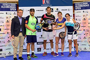 Espectacular despliegue del Estrella Damm Open de Padel