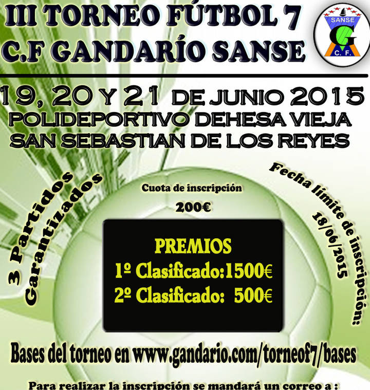 III Torneo de Fútbol 7 C.F. Gandario Sanse