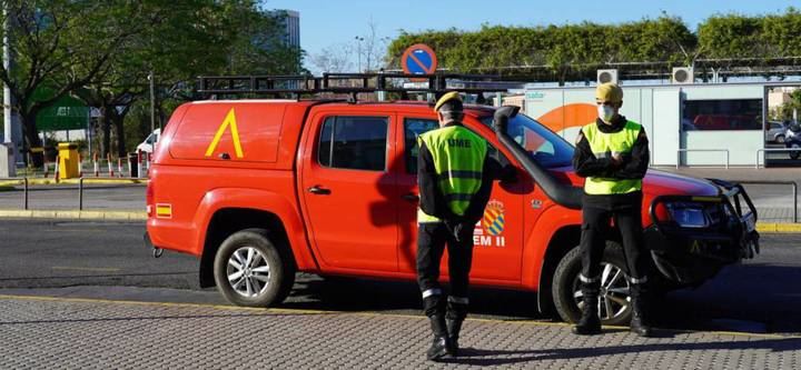 La Unidad Militar de Emergencia ya está ayudando a la policía local de San Sebastián de los Reyes