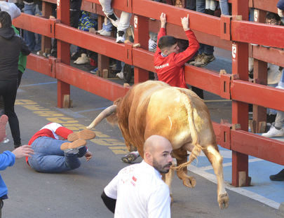 Segundo encierro con herido por asta de toro tras un recorrido vibrante y espectacular