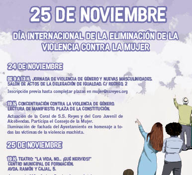 Lectura de Manifiesto contra la Violencia hacia las mujeres en Sanse