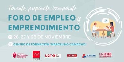 Foro de Empleo y Emprendimiento se celebrará del 26 al 28 de noviembre en Sanse