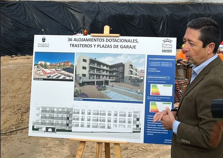Alcobendas da inicio a la construcción de 36 nuevos alojamientos accesibles y eficientes energéticamente