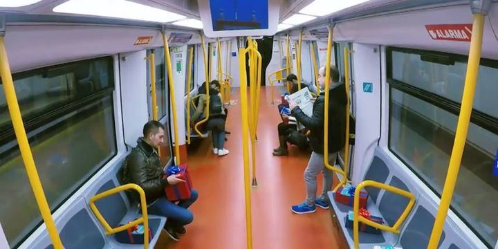 Los viajeros del metro de Madrid caen un 80% por el coronavirus
