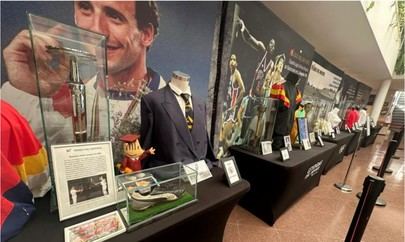 Exposición en Sanse sobre leyendas olímpicas para las Olimpiadas Escolares 2025