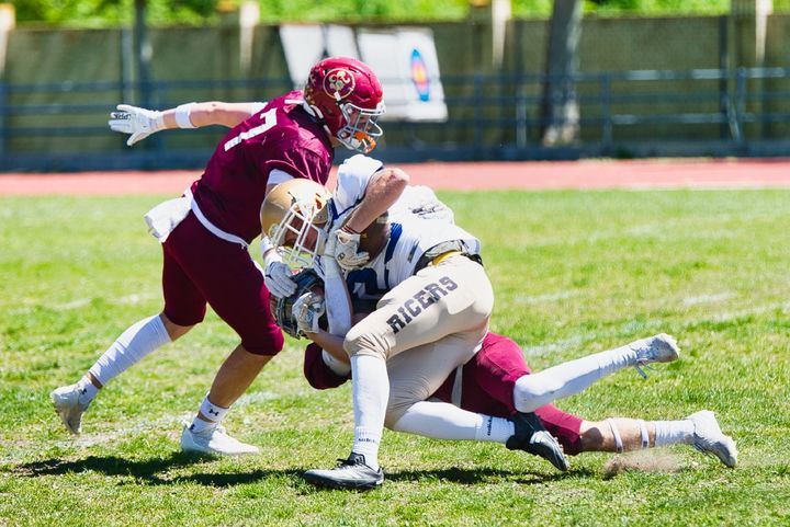 Final madrileña de fútbol americano entre los Knights y los Demons de Las Rozas