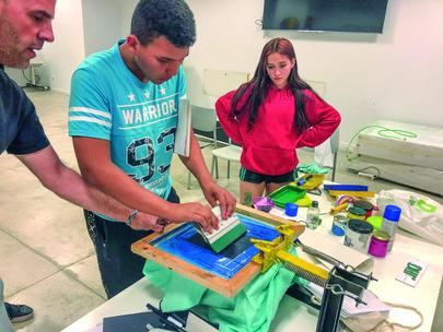 Treinta adolescentes de Alcobendas se acercan al mundo del grabado