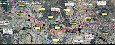 Los alcaldes afectados estudian el trazado de la nueva M-15