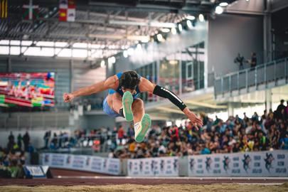 Astor Snaider, subcampeón de España Sub 18 de Triple Salto en Pista Cubierta