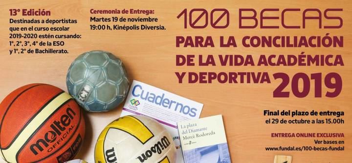 FUNDAL entregará sus 100 becas a jóvenes deportistas el día 19 de noviembre