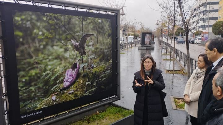 Bego Antó en el bulevar Salvador Allende con “Sobre lo visible y lo invisible”