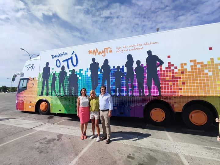 Presentado el autobús itinerante “Drogas o Tú” en Alcobendas
