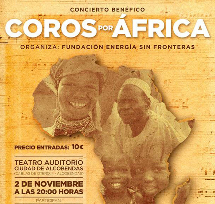 Concierto benéfico 'Coros por África'en el Teatro Auditorio de Alcobendas
