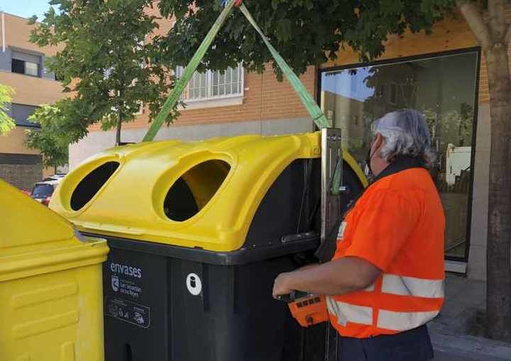 Se renuevan más de 2.000 contenedores de Residuos en Sanse