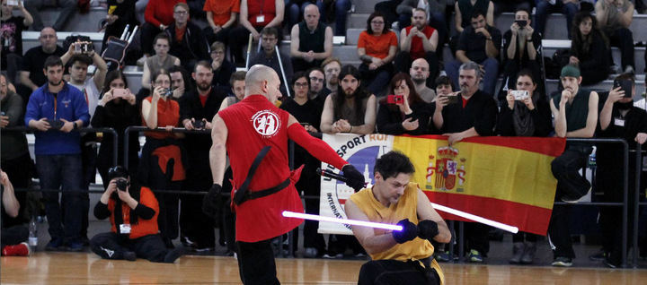 Campeonato del Mundo de lucha con espadas láser en Alcobendas