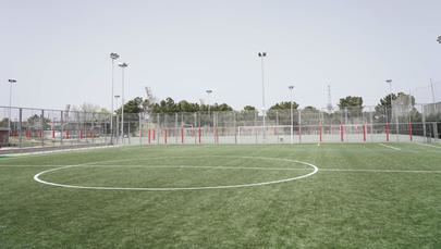 Acondicionamiento de los campos de hockey y fútbol 7