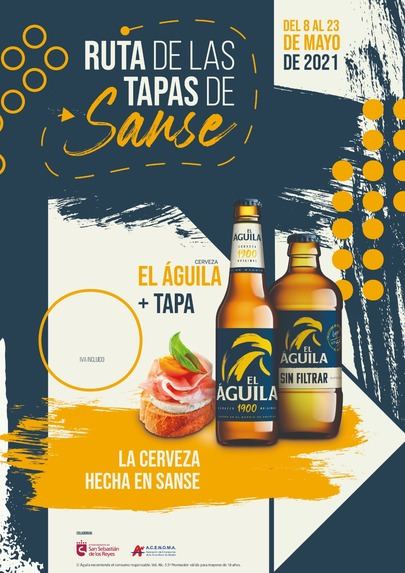 La ‘Ruta de las Tapas de Sanse’ contará con la participación de la hostelería de la localidad